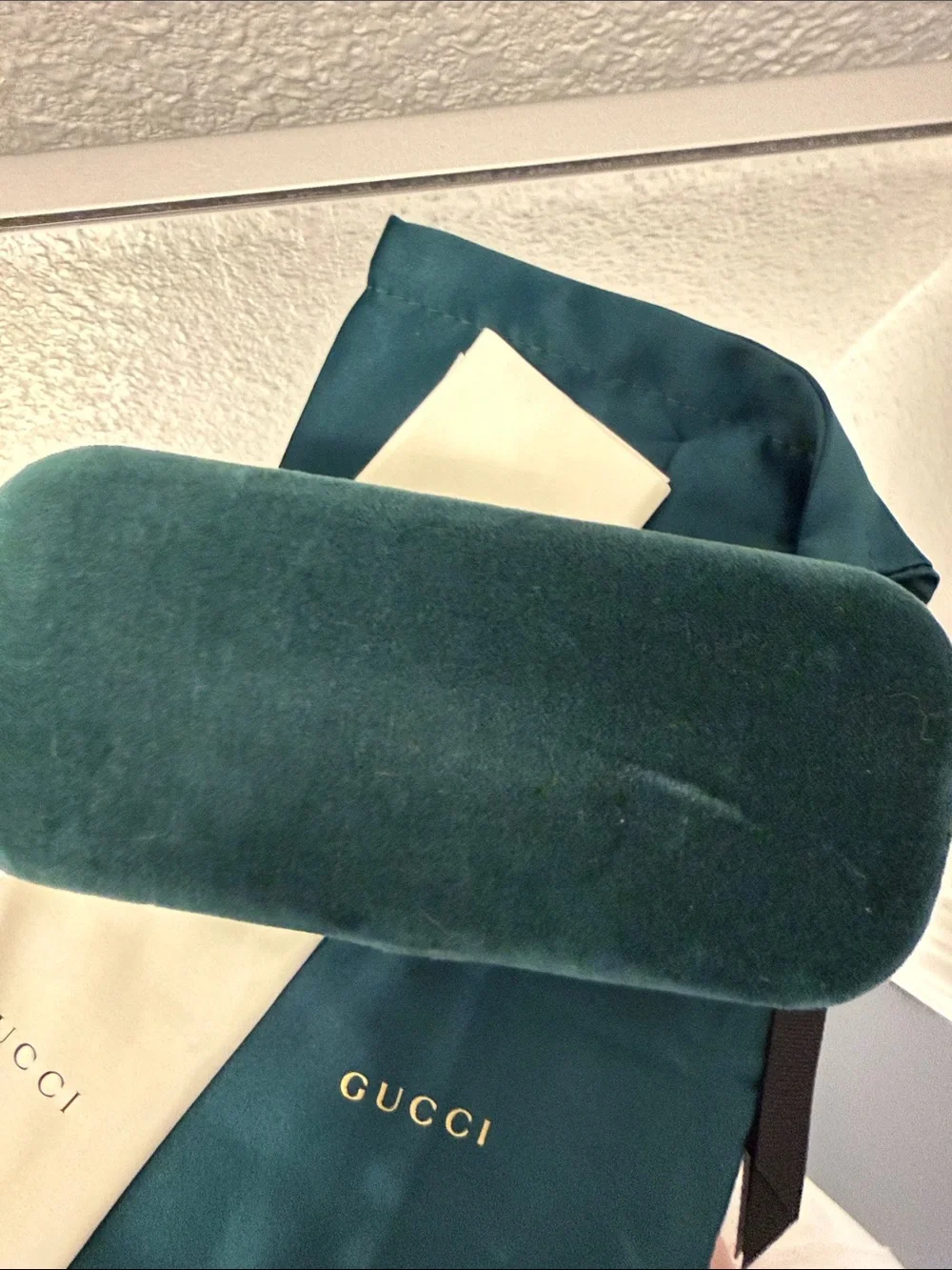 Gucci Amber Brown Oversized Square Women's Sunglasses Never worn